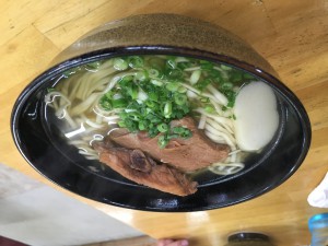 ソーキそば食べました!