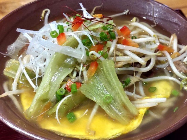 ダイビングの後に沖縄そば！！